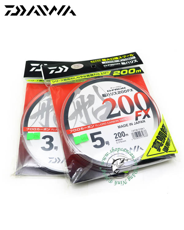 Dây Leader FluoroCarbon Daiwa DFron 200FX Made in Japan